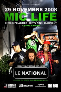 Mic Life au National
